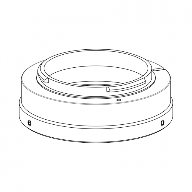 4/3 adaptateur de caméra