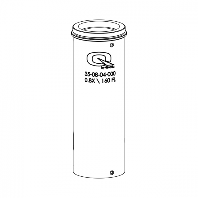 Tube de la caméra 0.8x/160